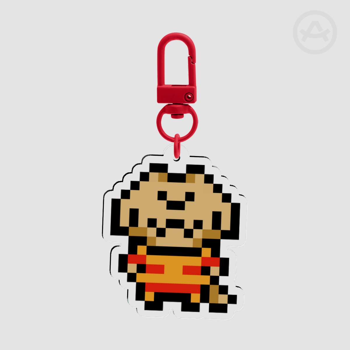 Artenine Originals - Chinese Zodiac CNY Dog Pixel Sprite Keychain