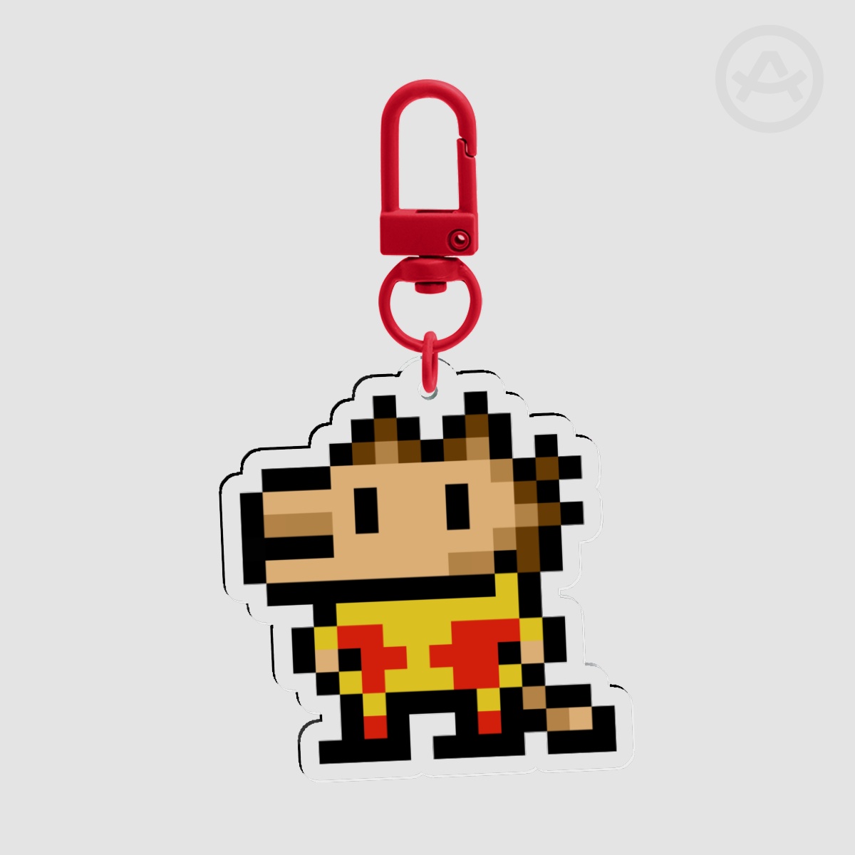 Artenine Originals - Chinese Zodiac CNY Horse Pixel Sprite Keychain