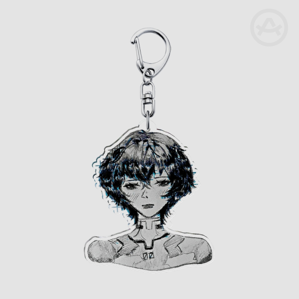 Rei Ayanami Keychain