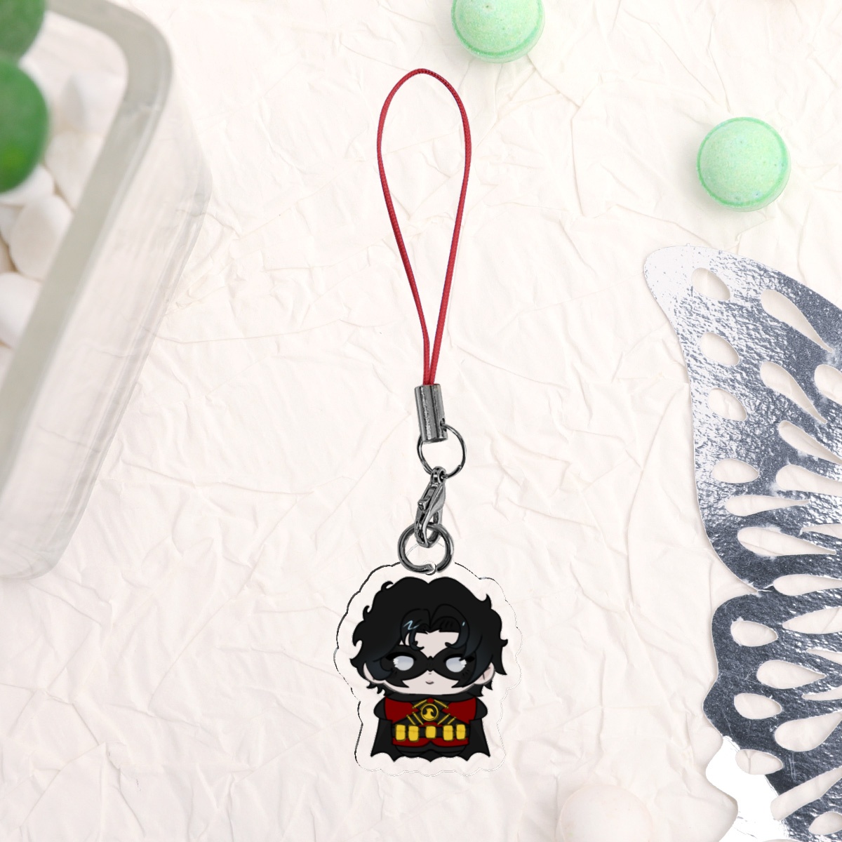 Matching Keychains Rogue and Gambit