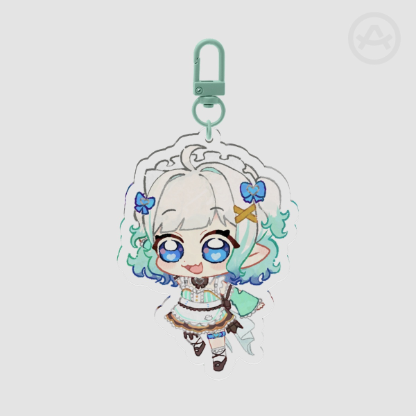 Mint Fantome Clear Acrylic Charm