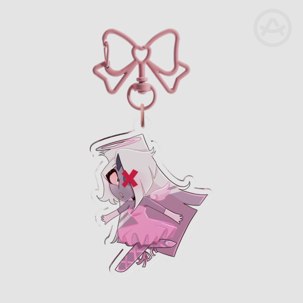 Angel Vaggi Clear Acrylic Keychains