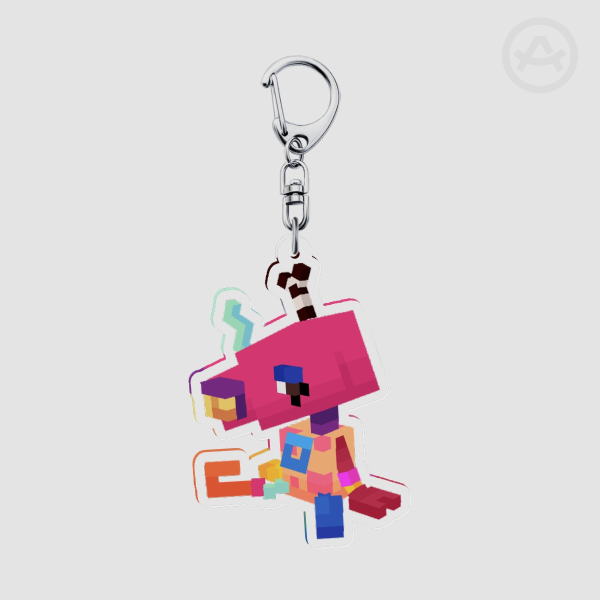 2.5 Inch The Amazing Digital Circus - Zooble Acrylic Keychain