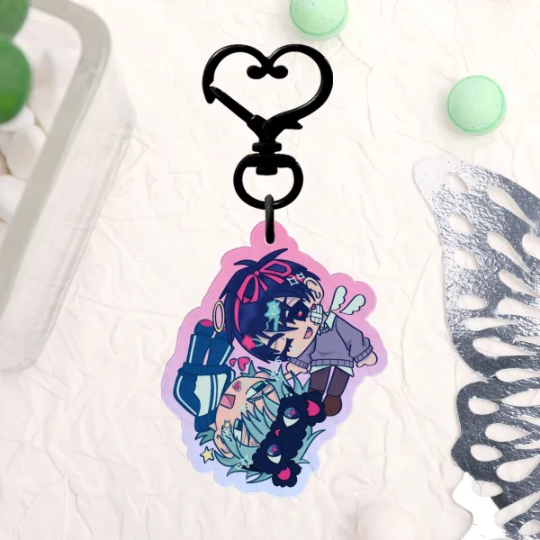 IVAN & TILL Clear Acrylic Keychain