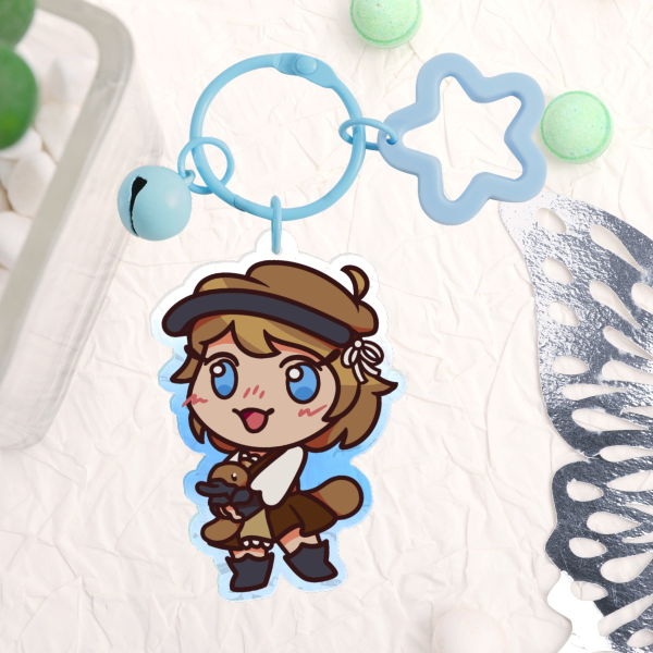 Magical Platypus Girl Acrylic Charm