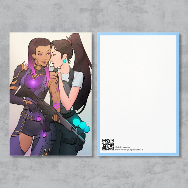 Reyge Valorant Postcard