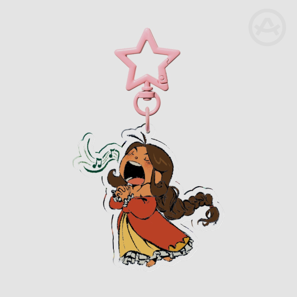 Bubun.ji's Ameliah Clear Acrylic Keychain