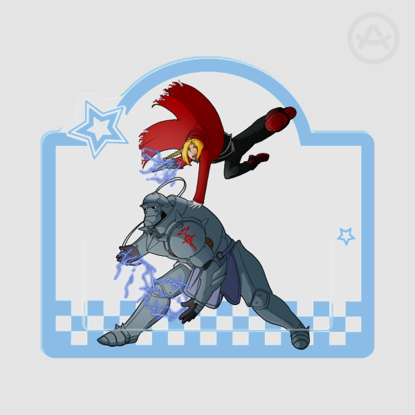 Fighting Duo - Plastic PET Bookmark Clip
