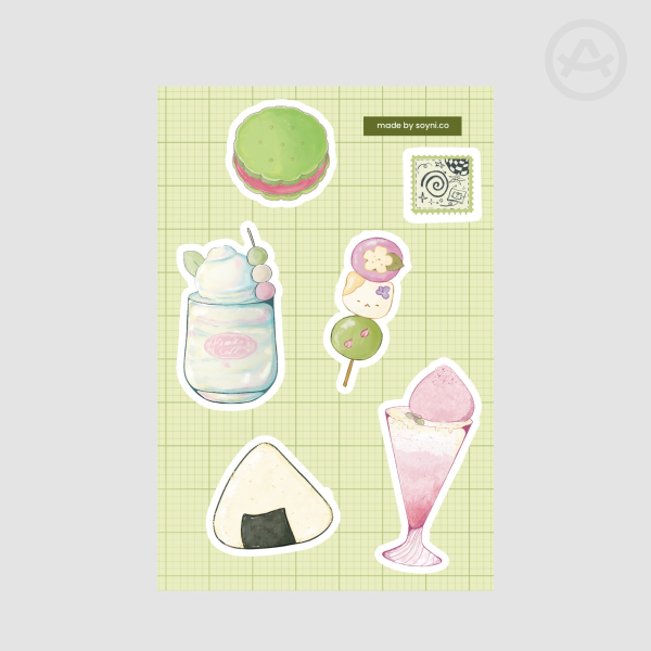 Sweet stickers sheet