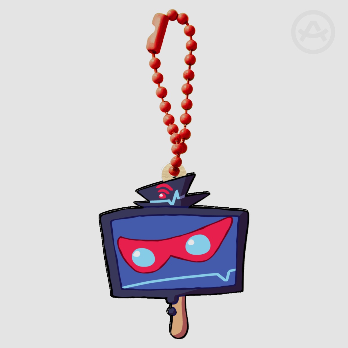 Voxsicle wood keychain