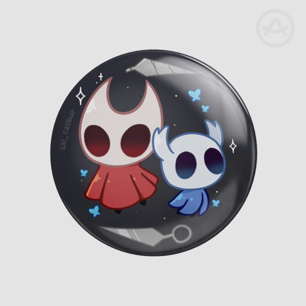 Hollow Knight Round Badges