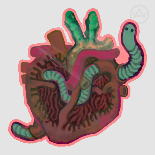 • OC • Apple Glossy Sticker •