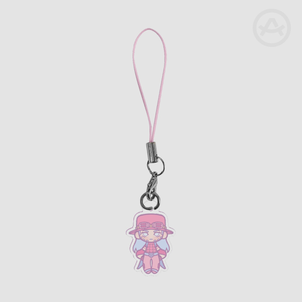 Gyro Zeppeli SBR Pink Phone Charm