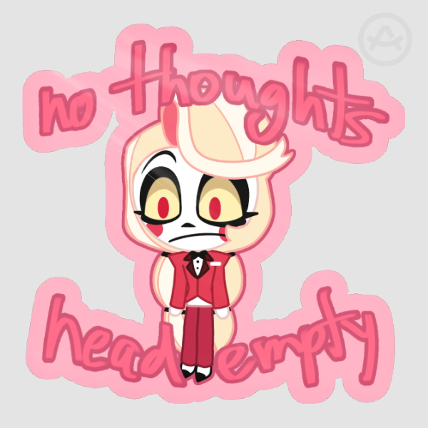 Charlie Cookie (No thoughts head empty) Die-cut Sticker