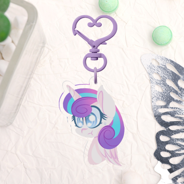 Flurry Heart (Clear Acrylic Keychains)