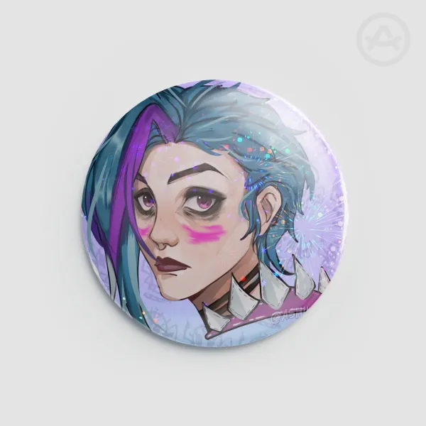 Arcane Jinx S2  Round Badge (Button Pin)