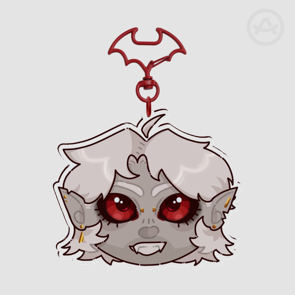 Vampires SMP Reversible Pyro Acrylic Keychain