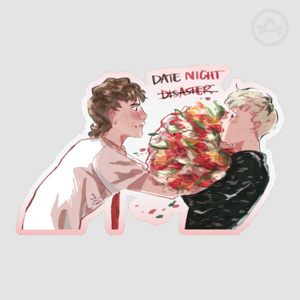 Dan and Phil date night sticker