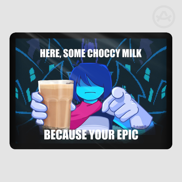 Kris and their Choccy Milk Sticker