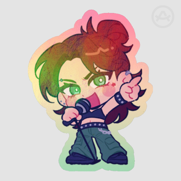 Trinity (Band AU) Holographic Sticker