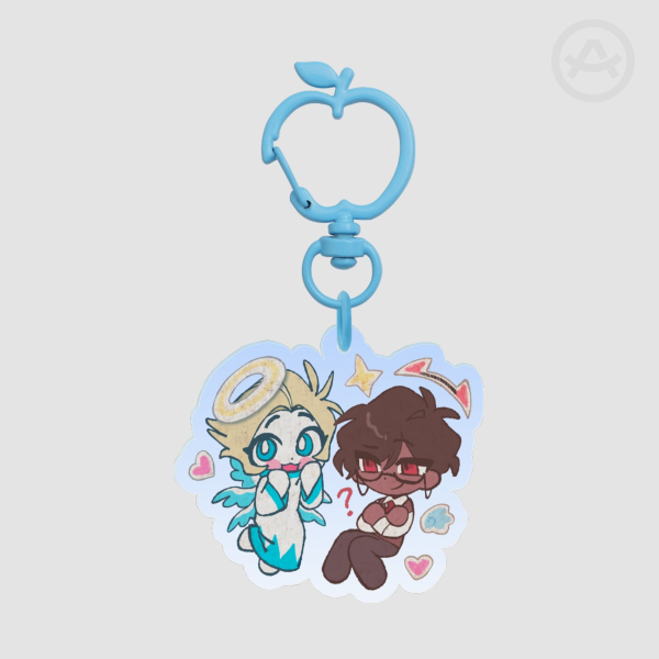 RadioApple | Angel Guardian Acrylic Keychain