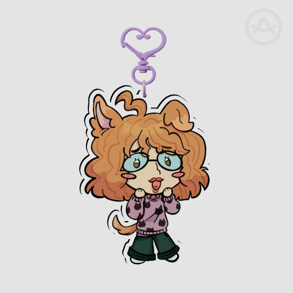 Oliwia Dog Keychain