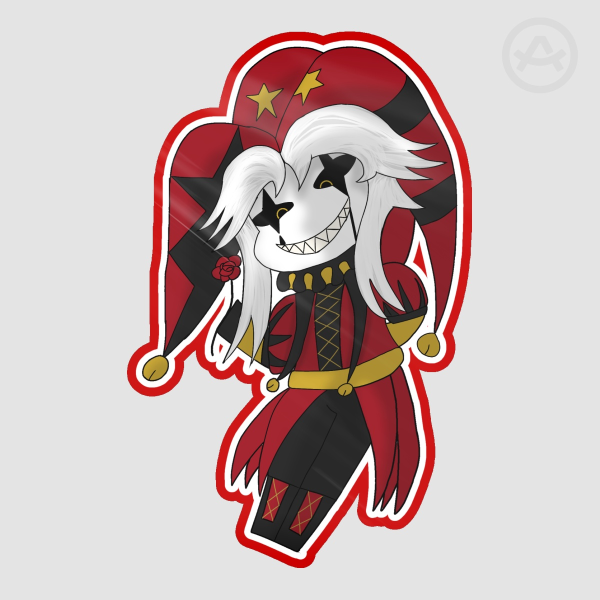 Pierrot sticker