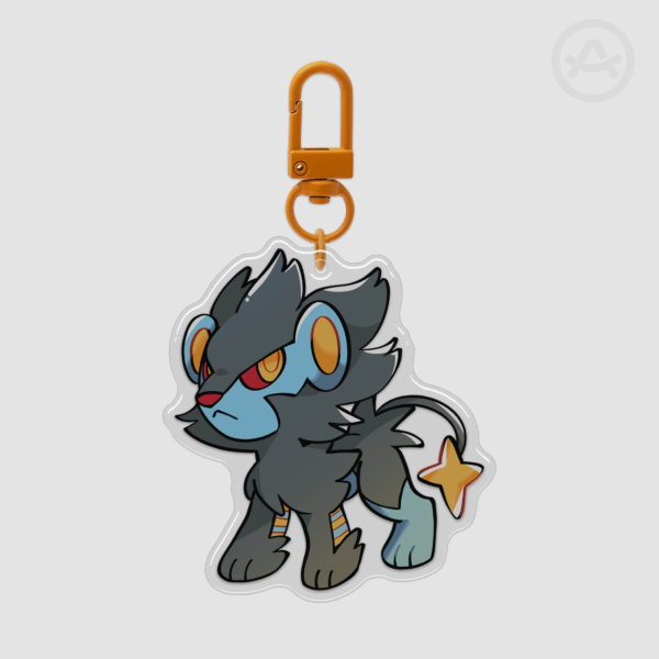 Luxray Epoxy Clear Acrylic Keychain