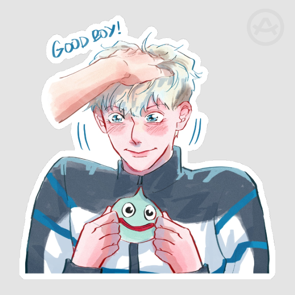 Phil Lester good boy sticker