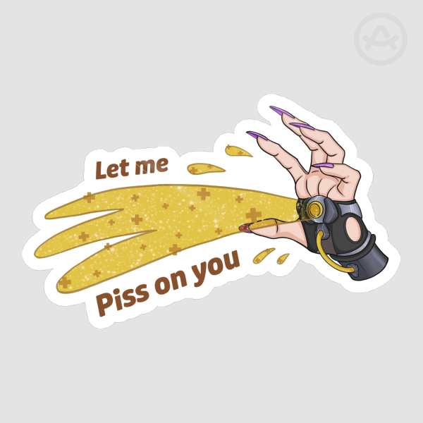OVERWATCH MOIRA healing hand STICKER