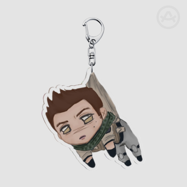 Piers Nivans Clear Acrylic Keychains