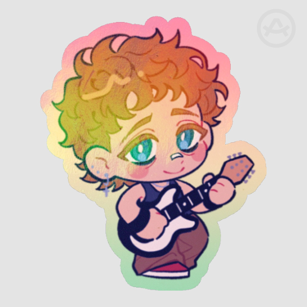Dennis (Band AU) Holographic Sticker