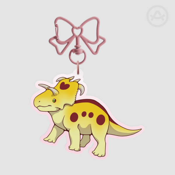 Lorelai the Lokiceratops Doodlesaur Keychain