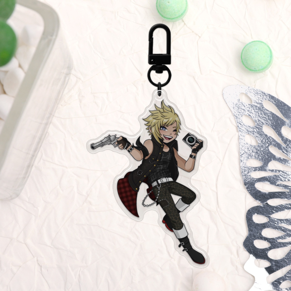 Final Fantasy XV||Prompto Argenium Keychain