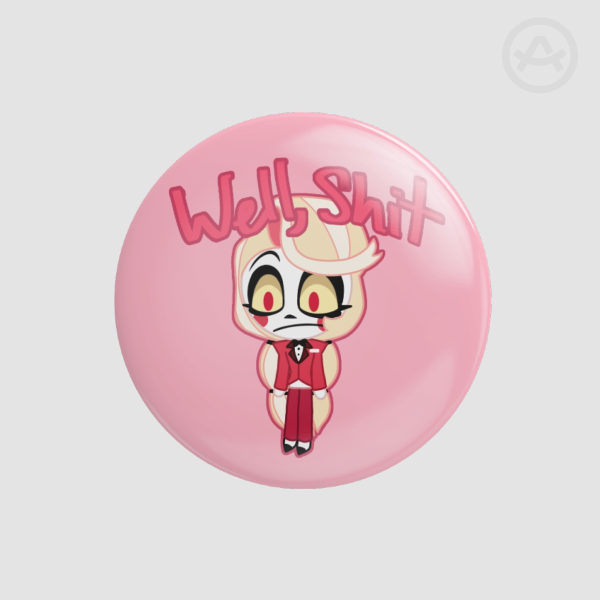 Charlie Cookie (Well sh*t) Round Badge