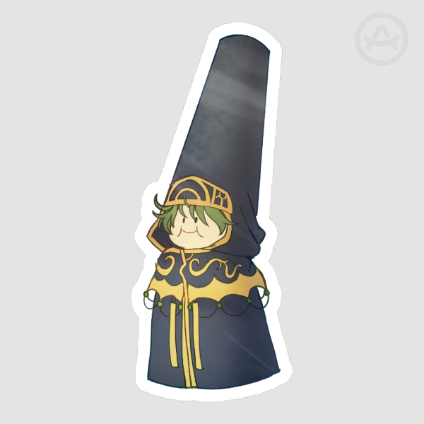 Mage with a Big Hood Sticker