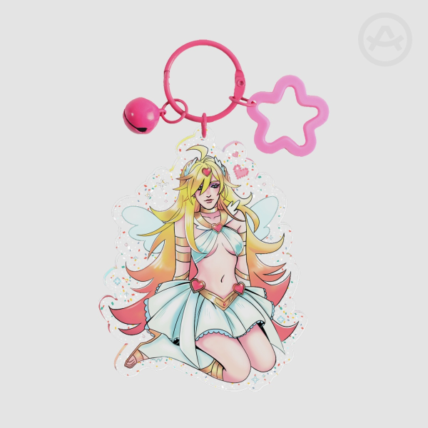 Panty glitter acrylic keychain {PASWG}