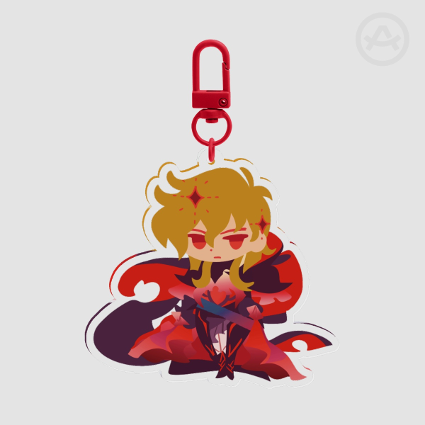 fire emblem genealogy of the holy war keychain - eldigan