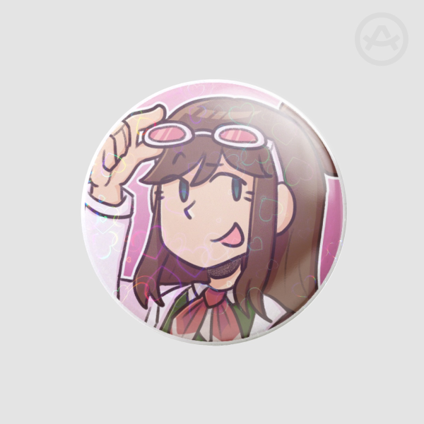[Ace Attorney] Ema Skye Button Pin