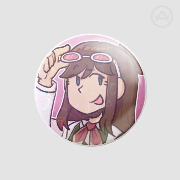 [Ace Attorney] Ema Skye Button Pin