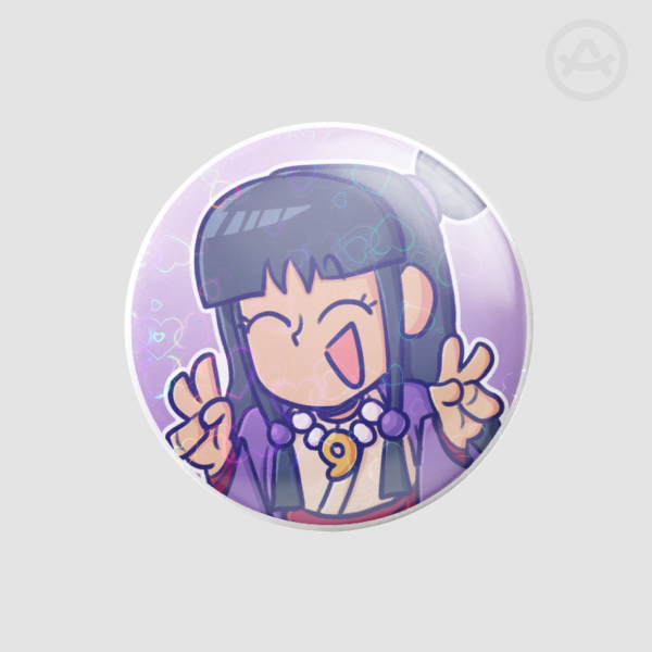 [Ace Attorney] Maya Fey Button Pin