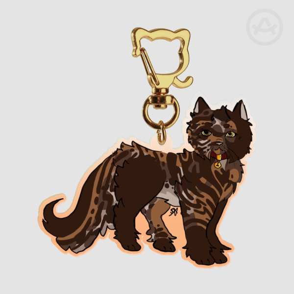 Cute Cat Acrylic Keychain