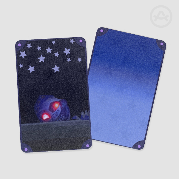 Holographic FNaF Moon Photocard