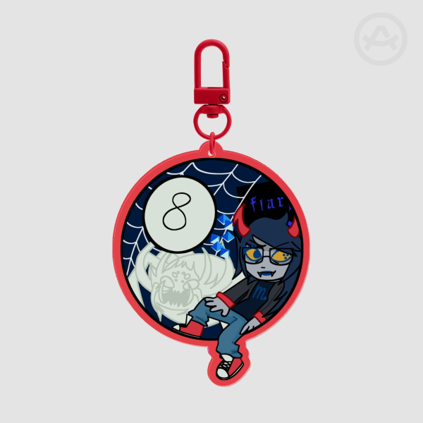 Vriska & Tavros | DOUBLE SIDED | Acrylic Keychain