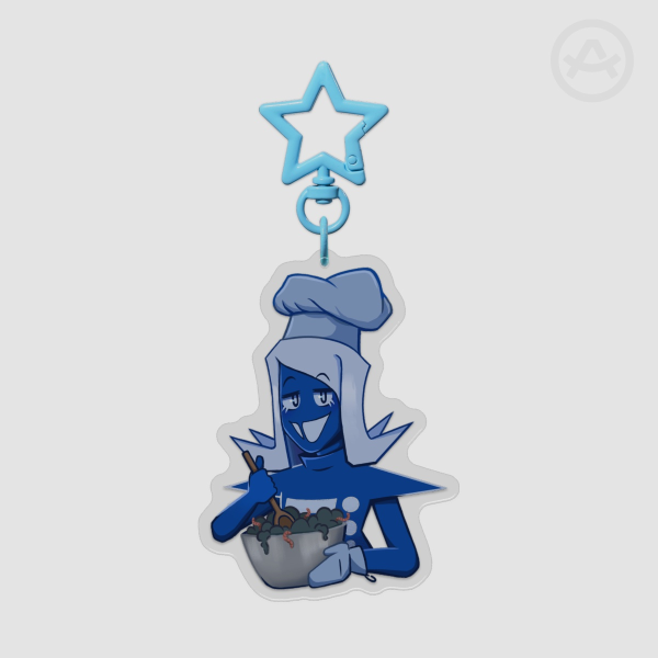 Chef Rouxls Epoxy Keychain