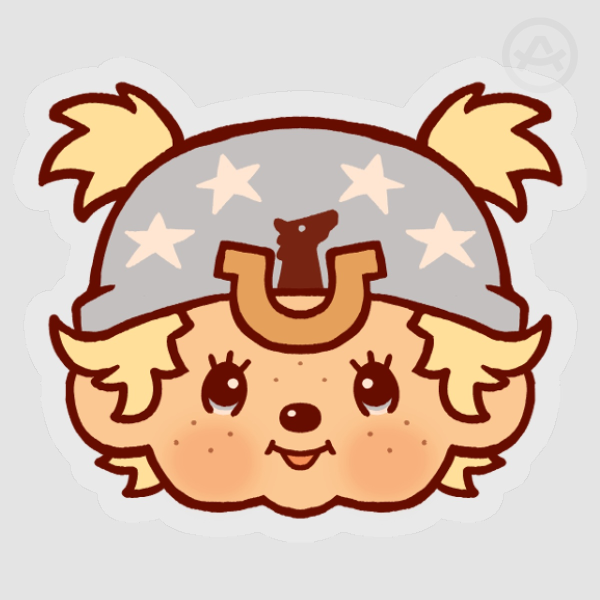 Johnny Joestar SBR Monchhichi Sticker