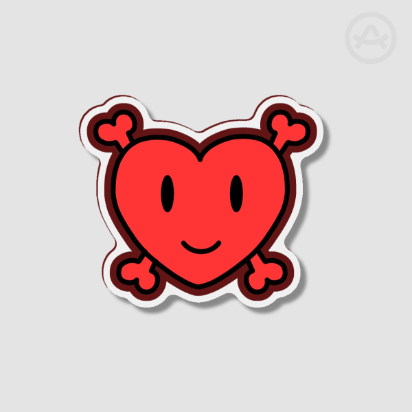 Ruby Gloom heart magnet