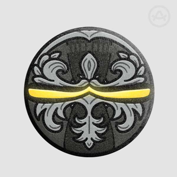FFXIV Omega Face Plush Badge