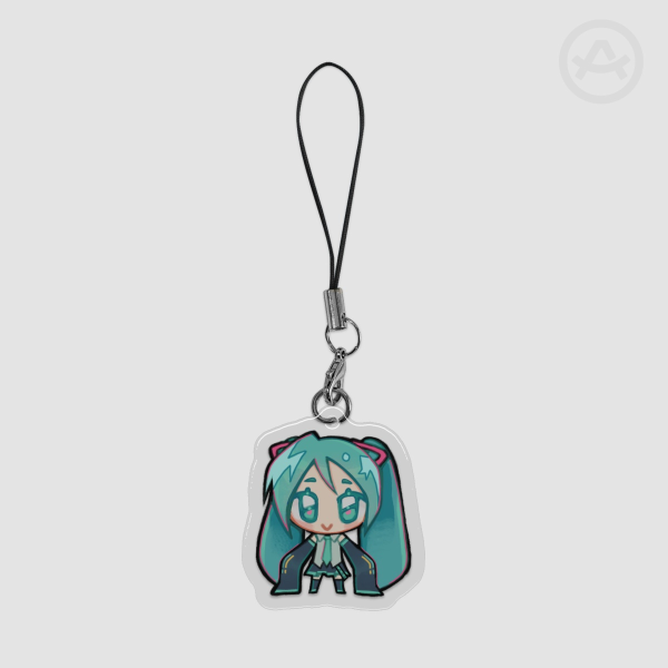 Miku Epoxy Phone Charm