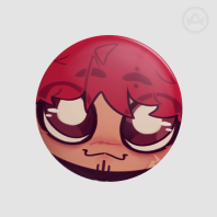 Rhys Round Badge (Button Pin)